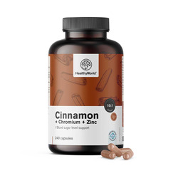 Cannella con cromo e zinco TEST, 240 capsule