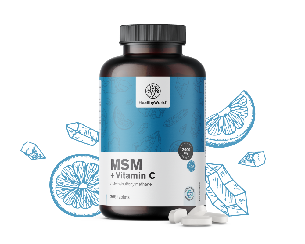MSM 2000 mg - con vitamina C
